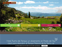 Tablet Screenshot of hotelpuertadelparque.com